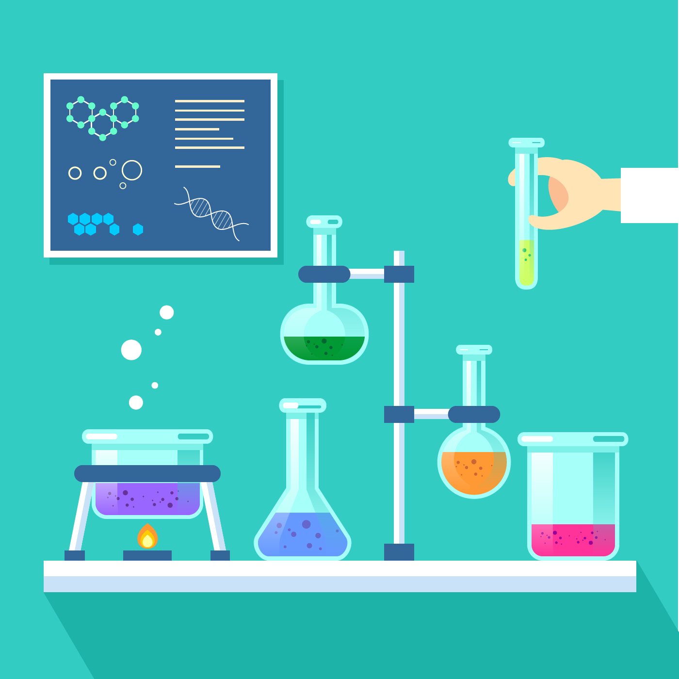 Pericia Riego El respeto Vector de laboratorio de química 224463 Vector en Vecteezy