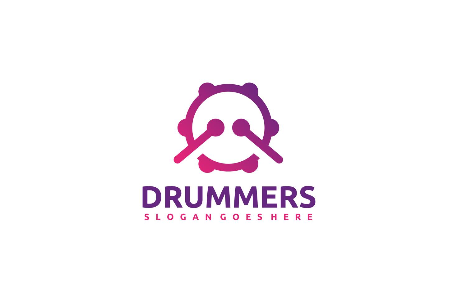 Drum Logo 224612 Vector Art at Vecteezy
