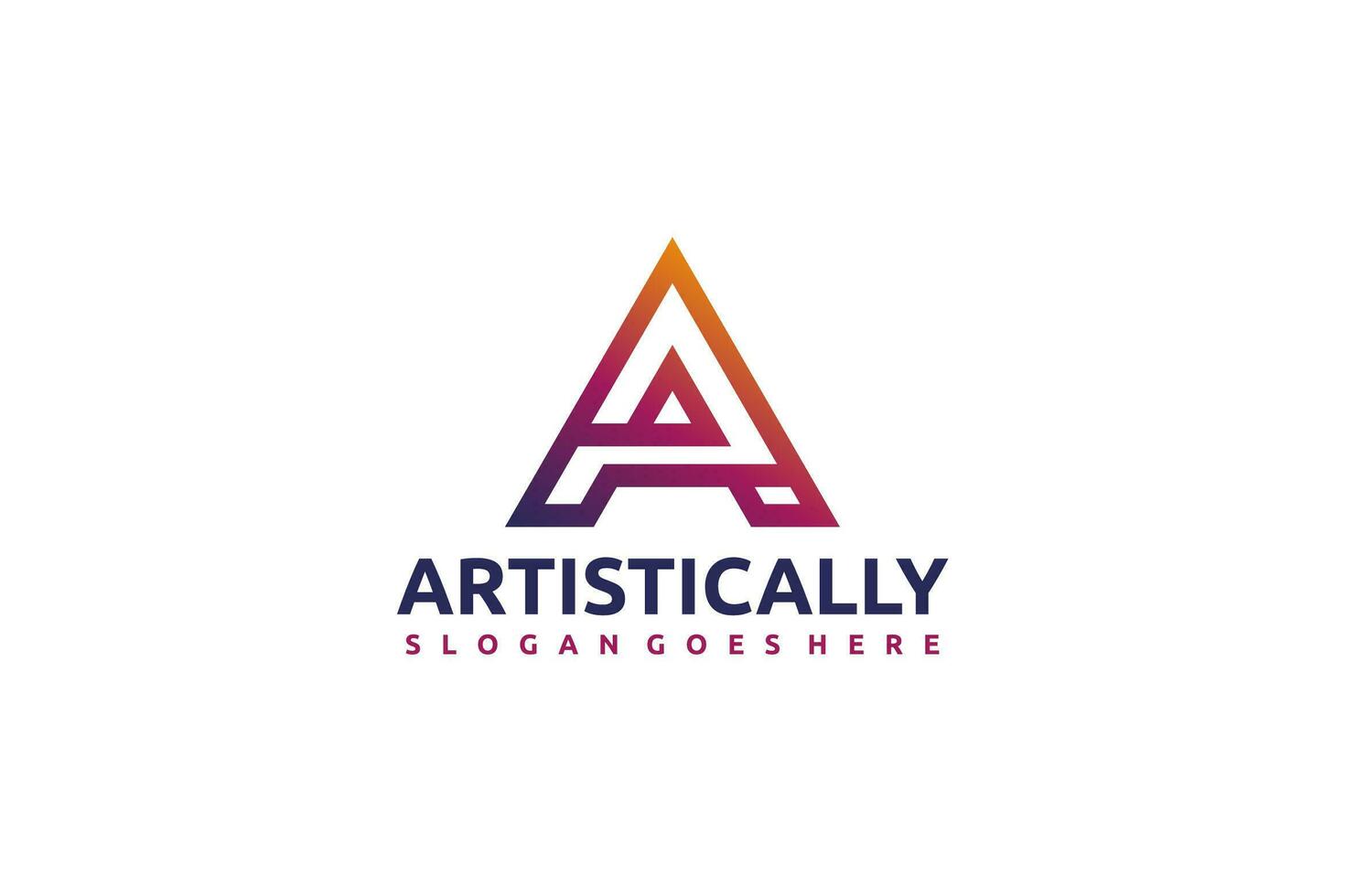 A Logo vector