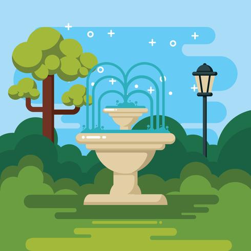 Fountain Illustration vector