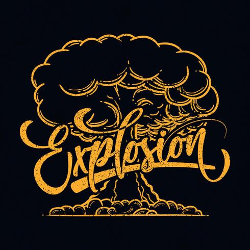Nuclear Explosion vector