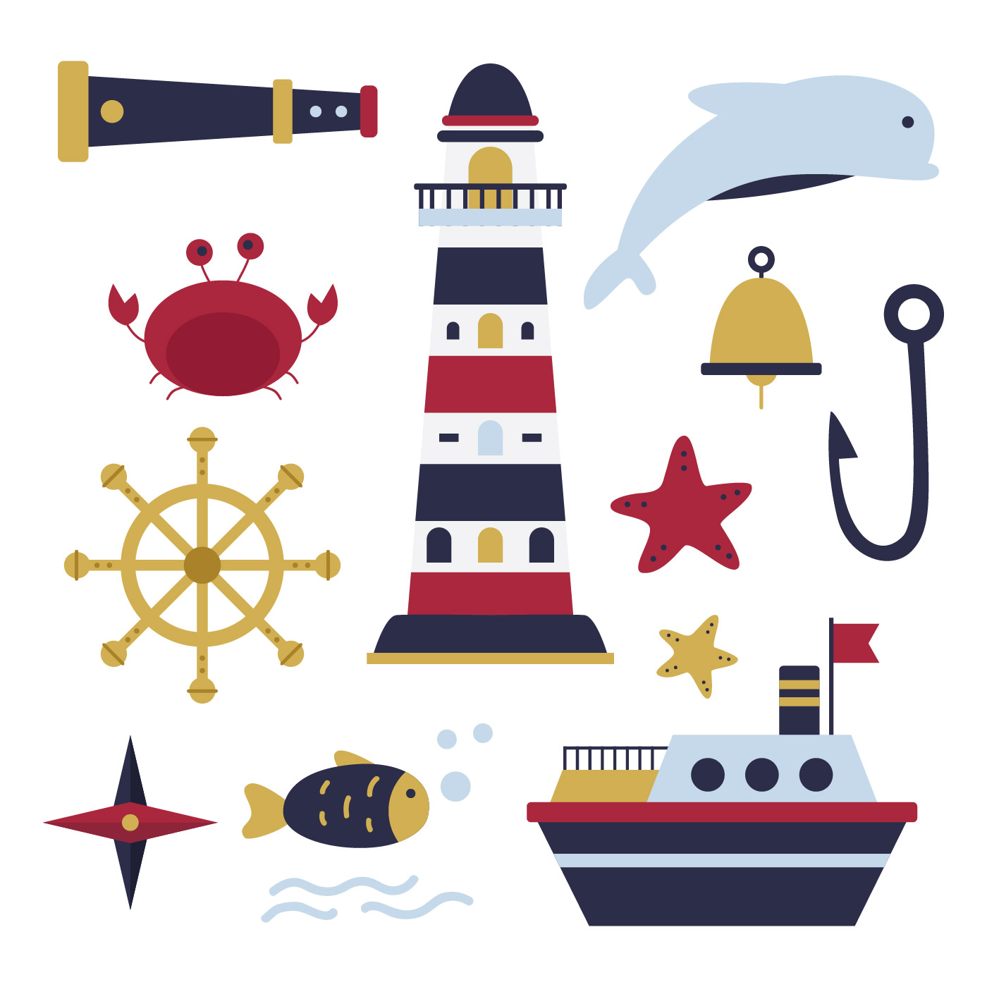 Download Nautical Element Vector 225066 - Download Free Vectors ...