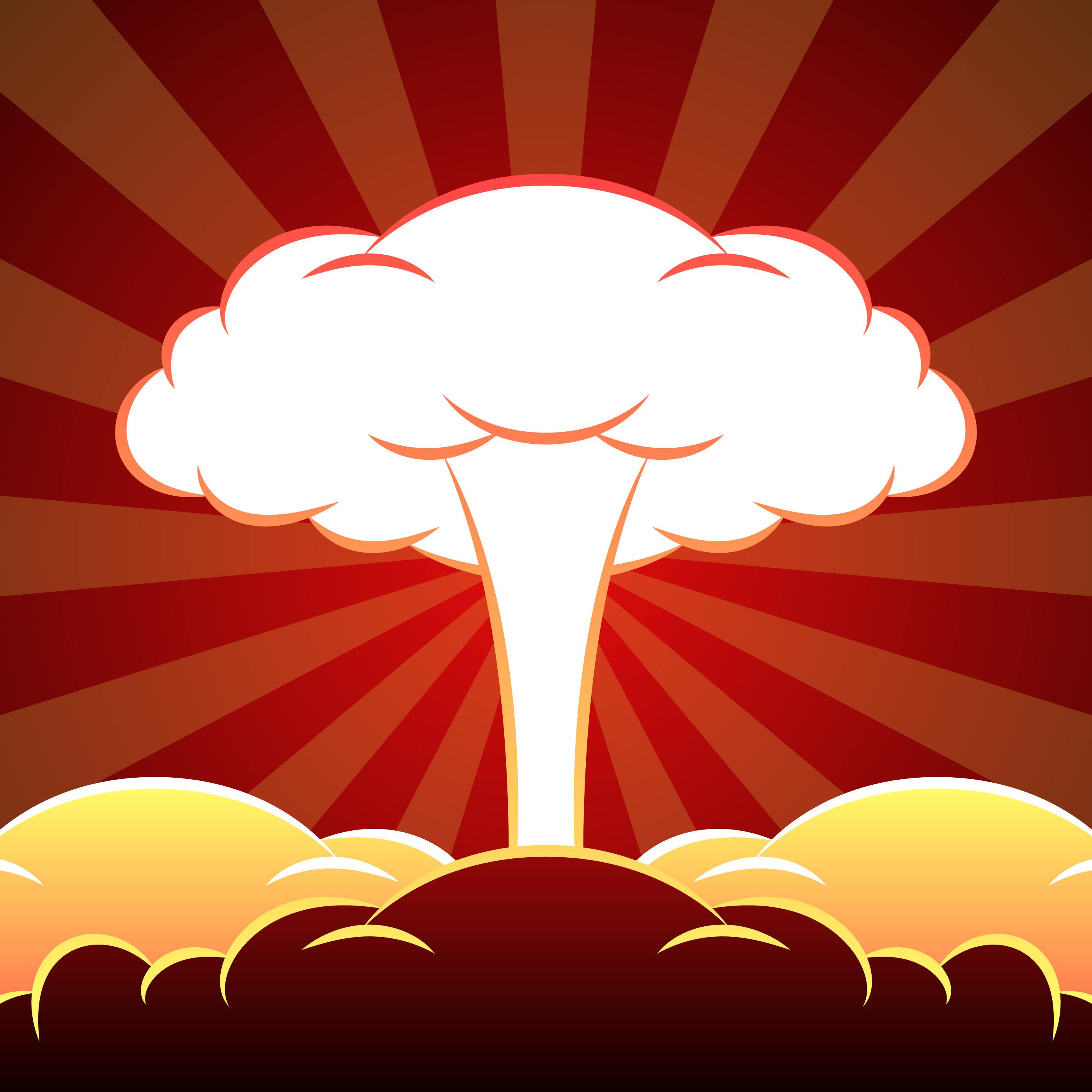 Cartoon Nuclear Explosion