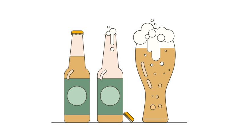 Vector de cerveza