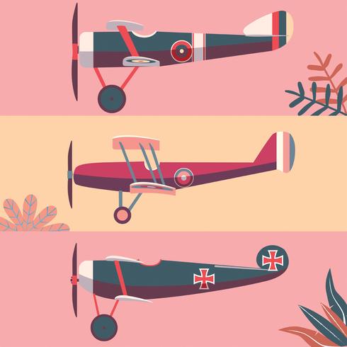 Biplane Vector Pack