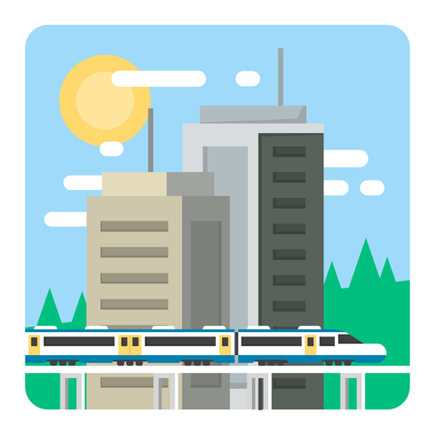 Paisaje urbano vector