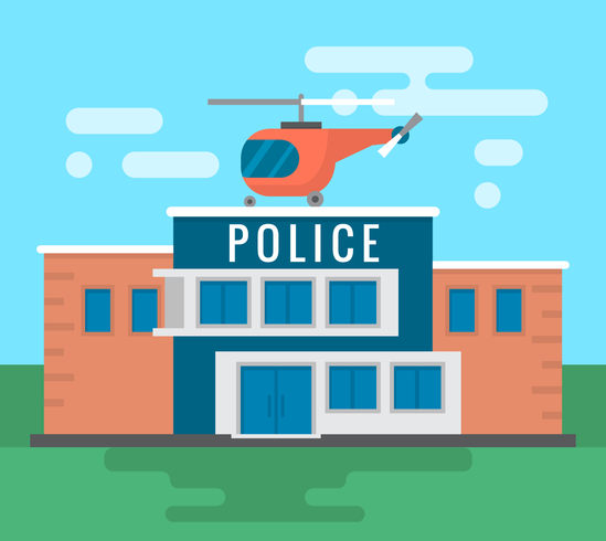 Police Station vector