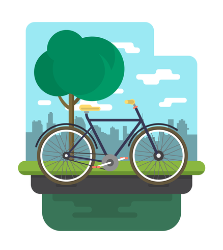 Bicycle Illustration vector