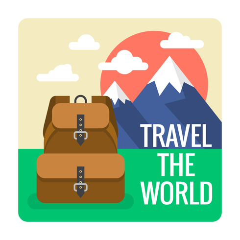 Travel Landscape vector