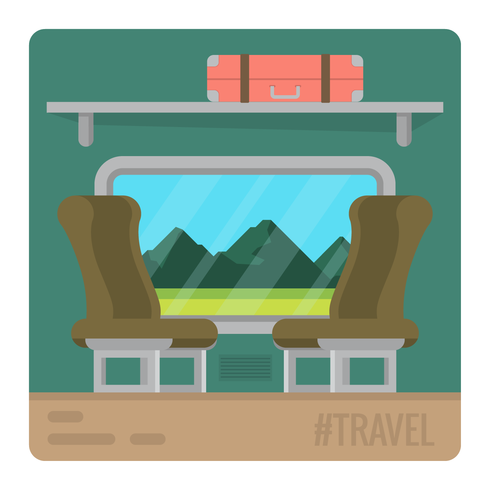 Train Cabin vector