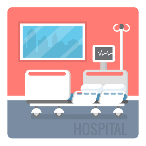 Hospital Room vector