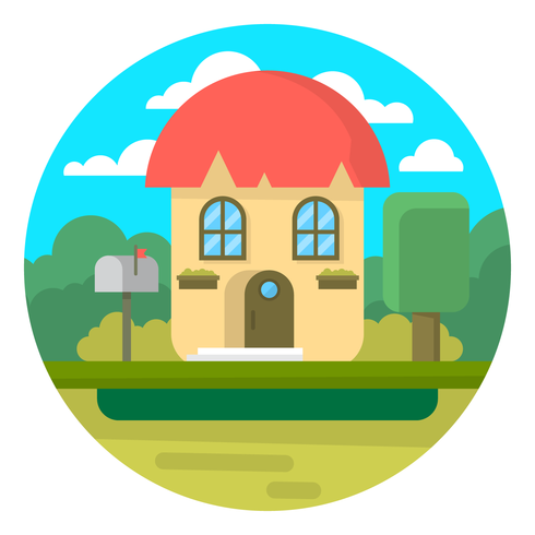 Rural House vector