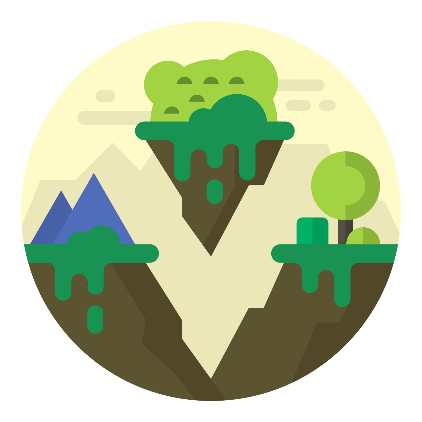 Landscape Illustration 225347 Vector Art at Vecteezy