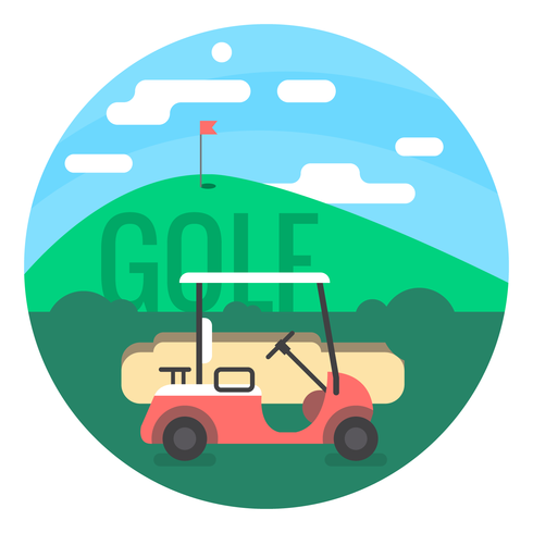 Golf Course vector