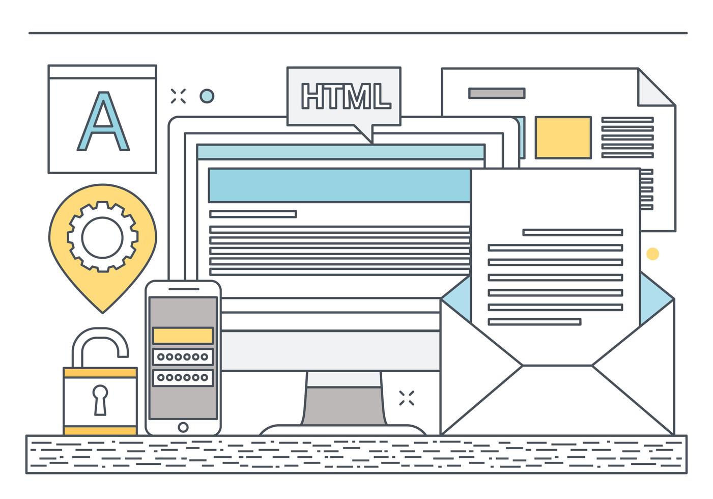 Vector Flat Design Web Elements 225422 Vector Art at Vecteezy