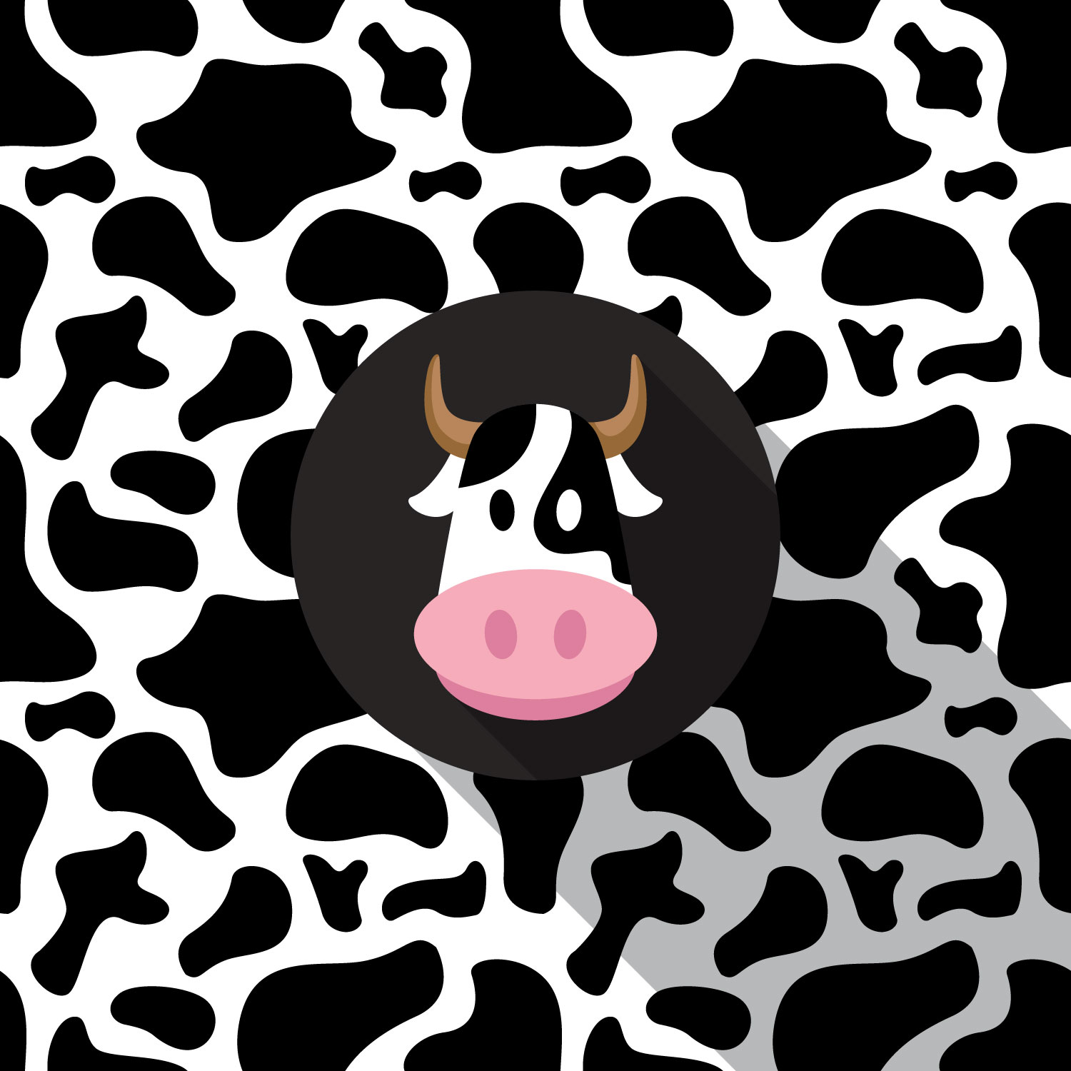 Cow Print Background 225458 Vector Art at Vecteezy