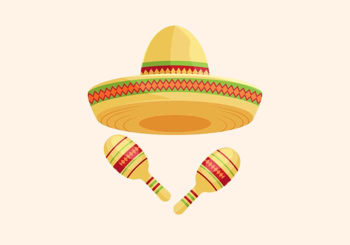 Ilustración de vector de sombrero