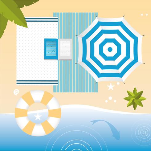 Vector Beautiful Summer Illustration