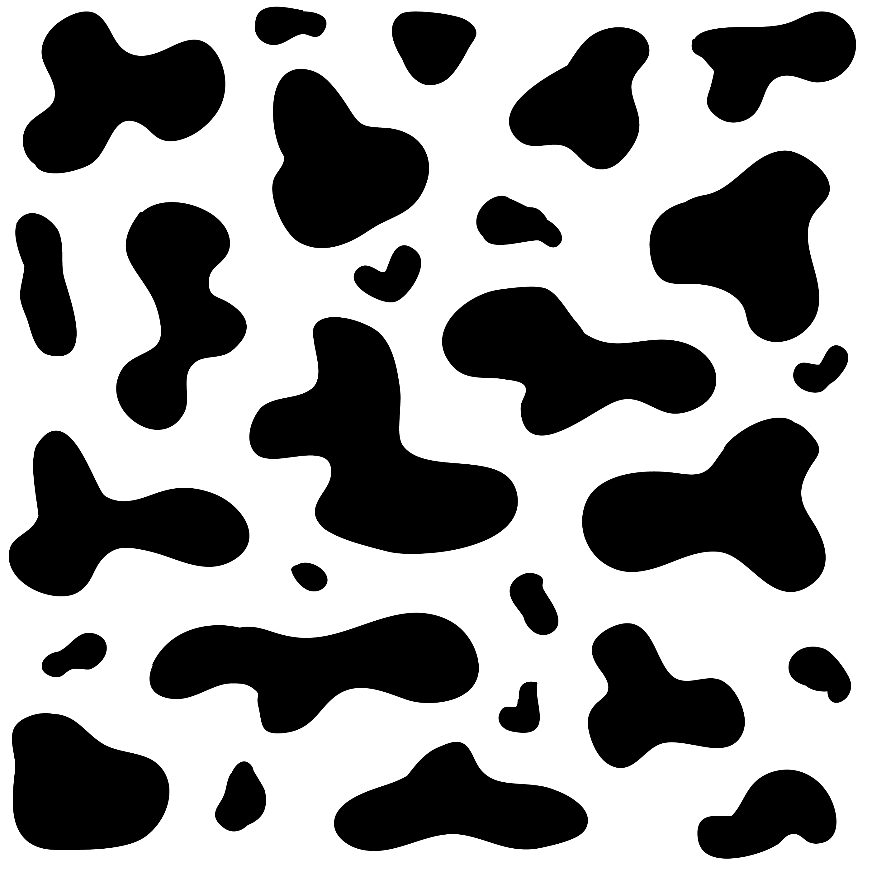 Cow Print Stencil All About Cow Photos