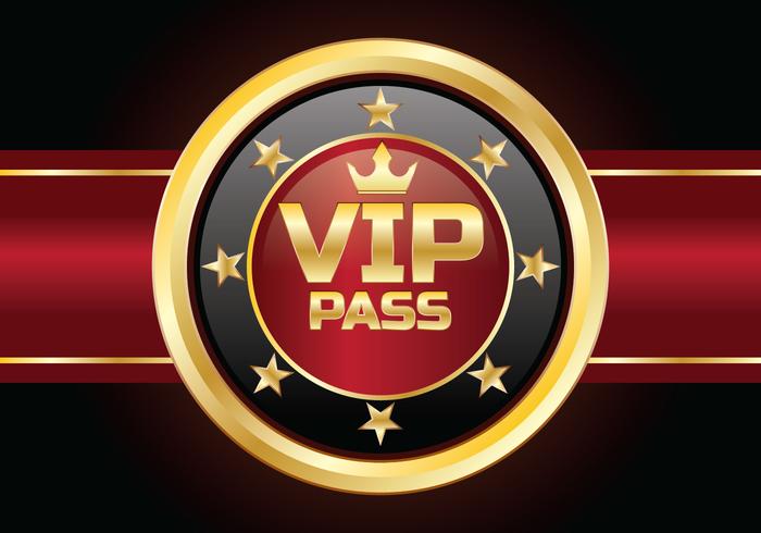 VIP Pass Card vector