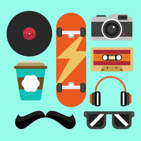 Hipster Element Vector