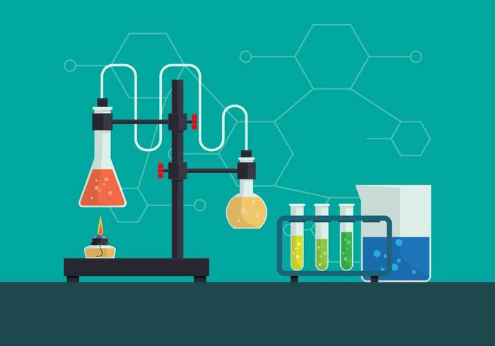 Ilustración de vector de química