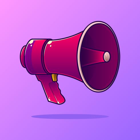 Cartoon Megaphone Vector