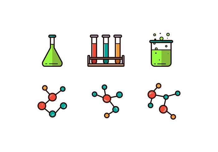 Vector de icono de química