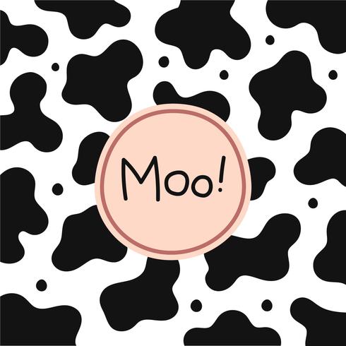 Cow Skin Texture Background vector