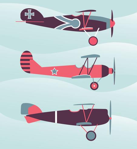 Biplane Vector Pack