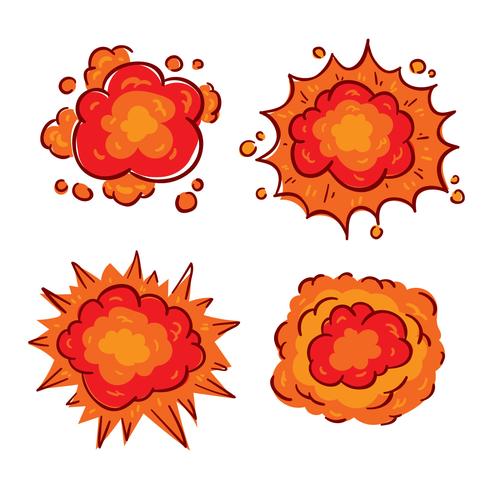 Hand Drawn Explosion Vector