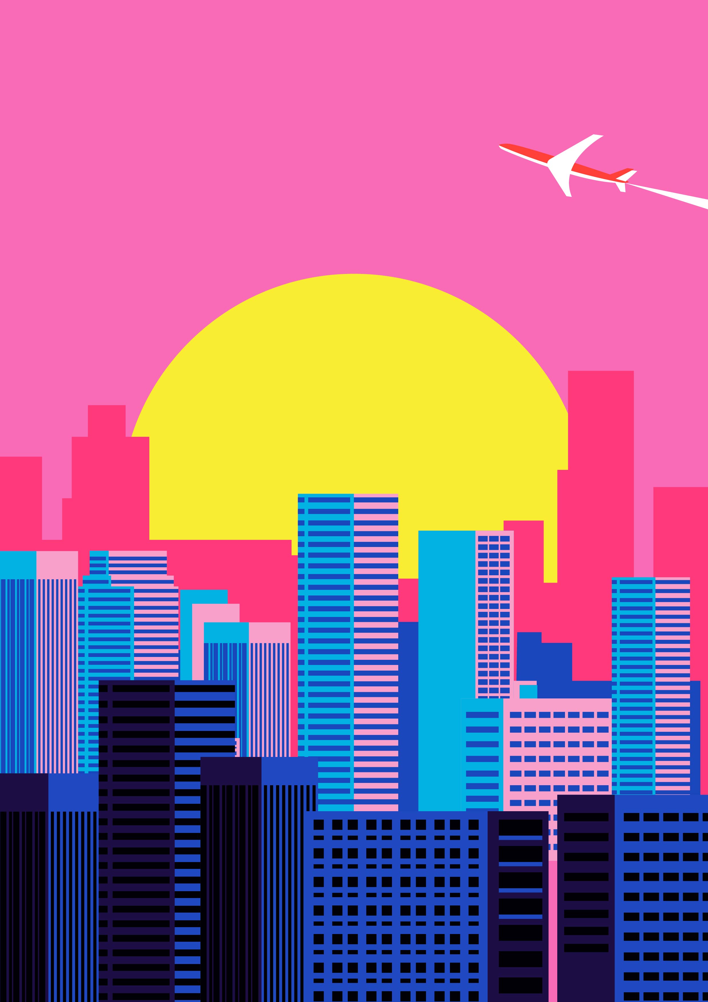  Cityscape  Sunset Background Download Free Vectors  