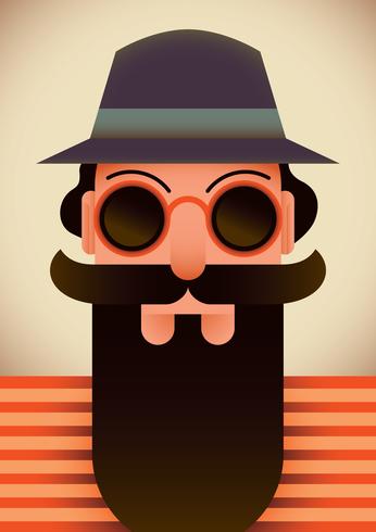 Hipster vector