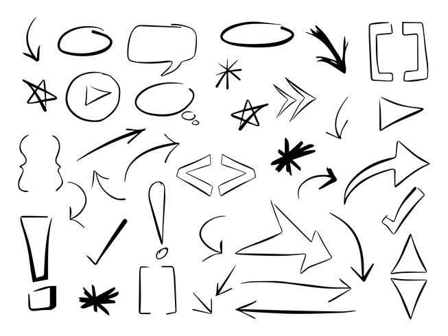 Hand Drawn Vector Elements