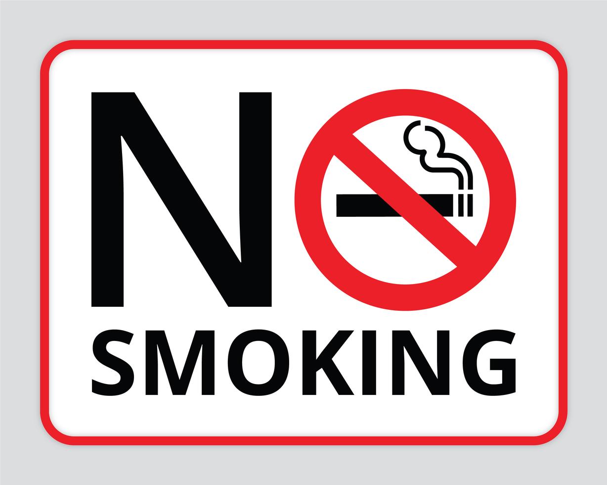 Symbol Vector - No Smoking Vector 226331 Vector Art at Vecteezy