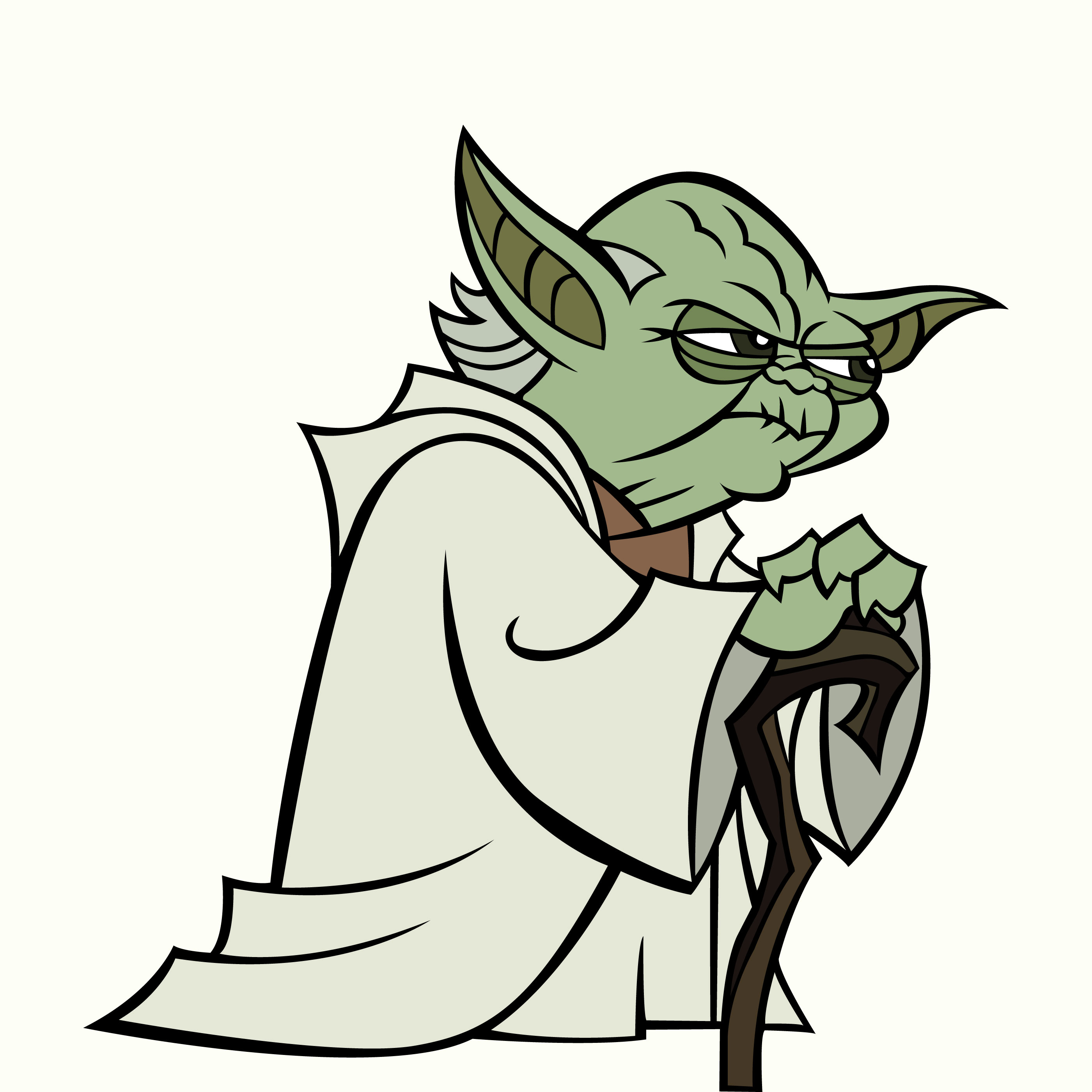 Yoda graphic vector