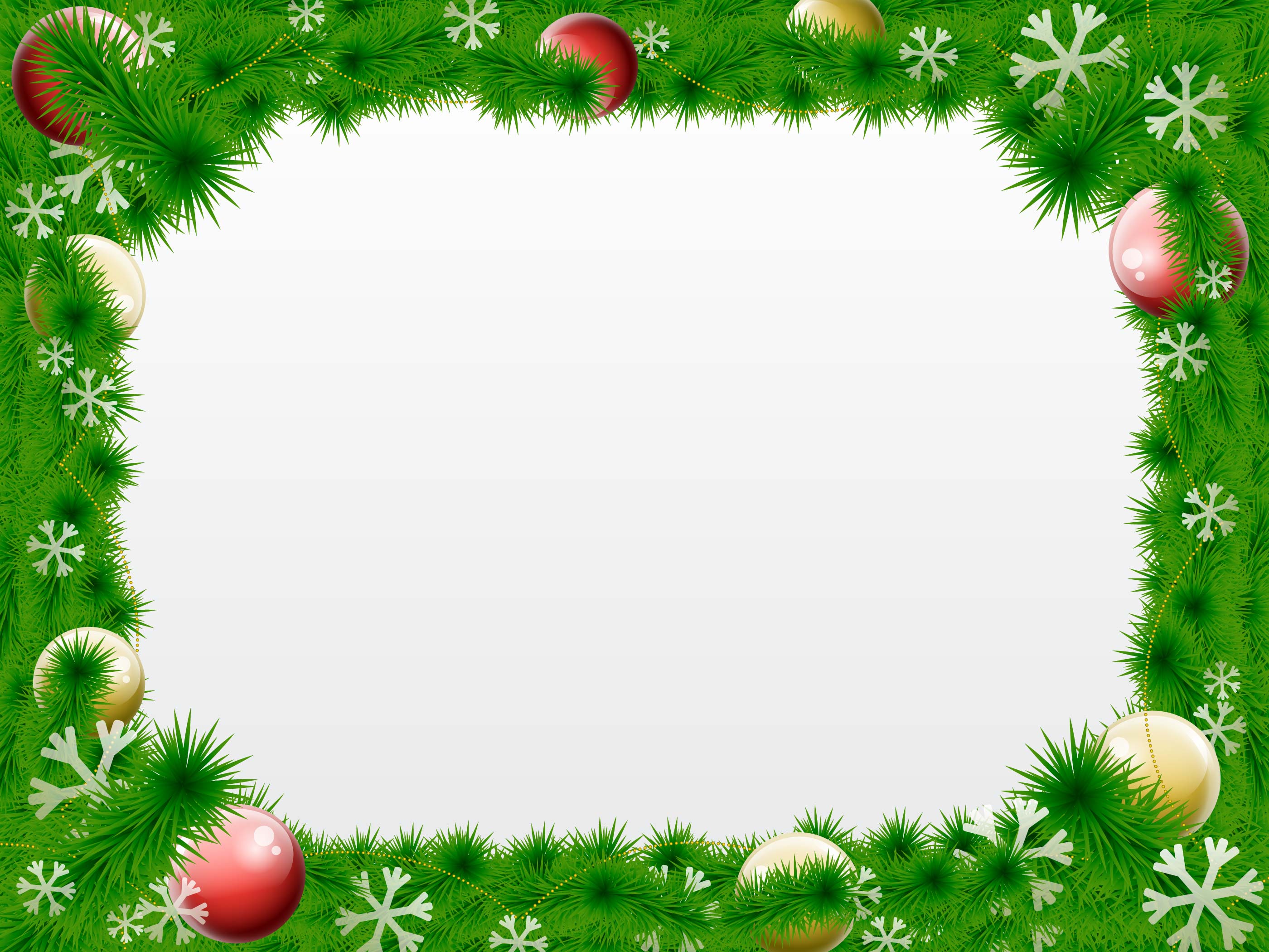 Download Christmas Wreath Vector Border - Download Free Vectors ...