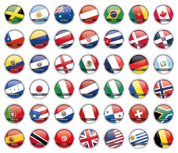 Flag Vectors of the World