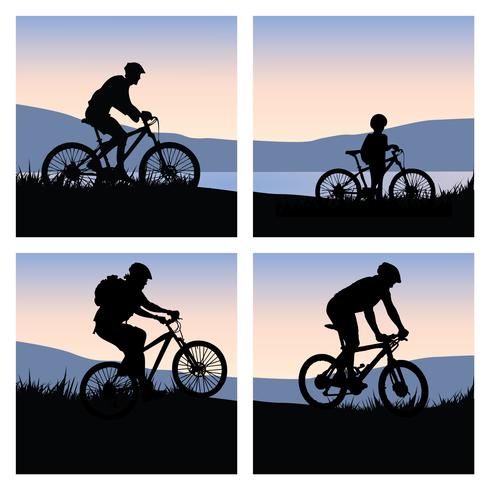 Mountain Cycling Vector Pack 
