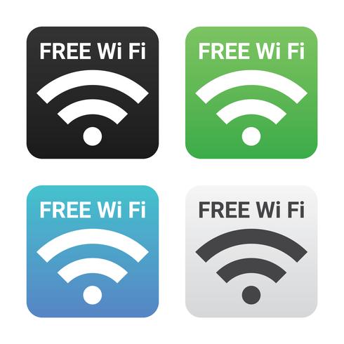 Icono de Vector de Wi Fi gratis