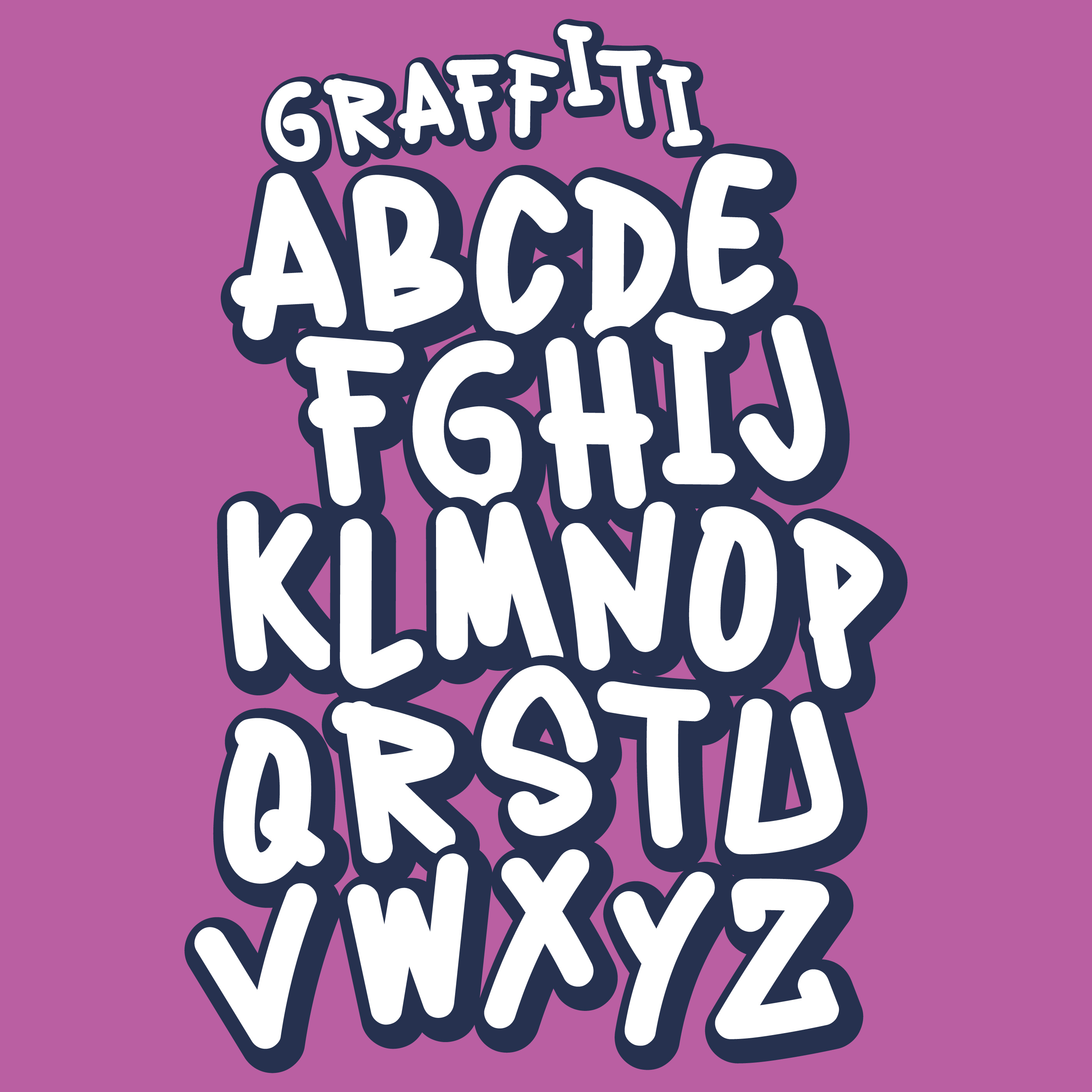 Free Graffiti Font SVG