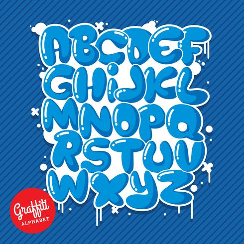 Graffiti Alphabet vector