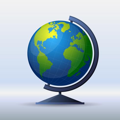 Globe Flat Design Illustration 226440 Vector Art at Vecteezy