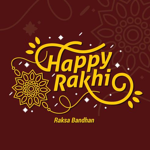 Happy Rakhi vector