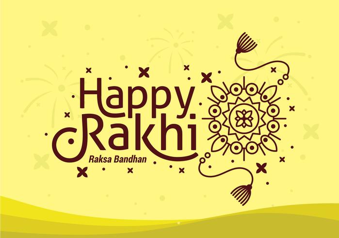 Happy Rakhi vector