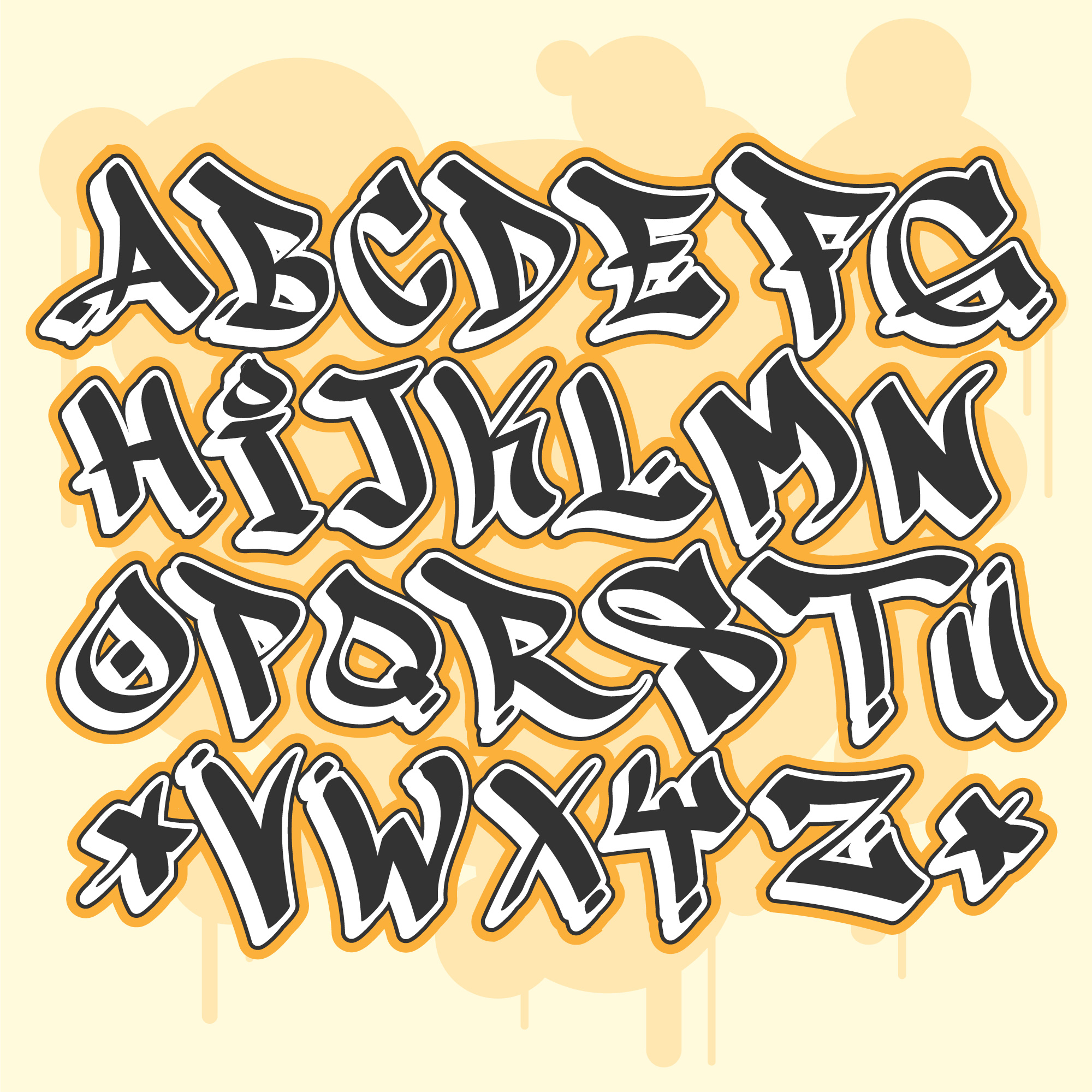 Printable Graffiti Letters