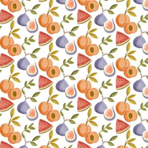 Vector Hand Drawn Seamless Pattern
