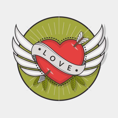Heart Tattoo Vector