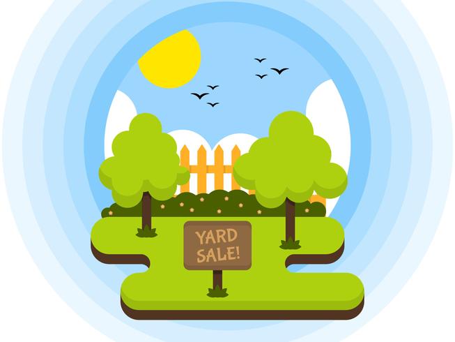 Unique Yard Sale Sign Vectors