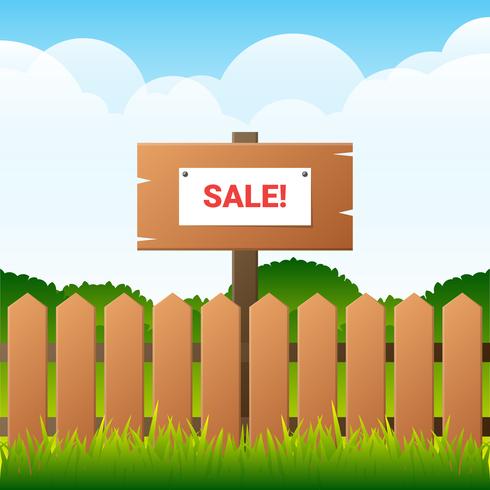 Garage Sale Background Illustration vector